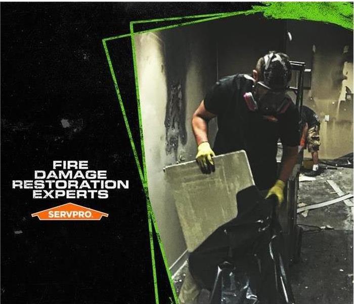 fire damage restoration experts poster